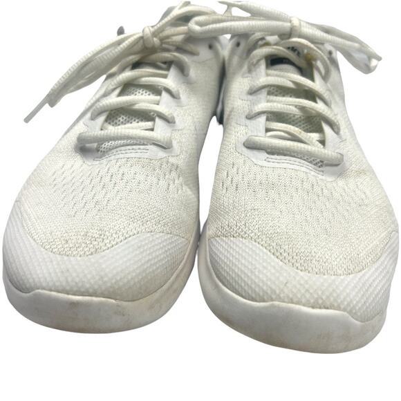 Nike Shoes Free RN White Lace-Up Athletic Running Youth 7 Sneakers Tennis Shoe - Picture 8 of 12